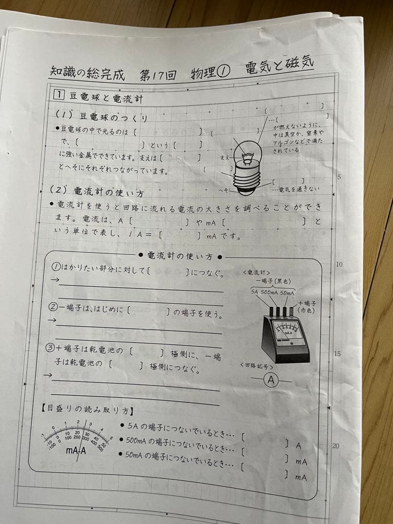 Sapix 6年 理科と社会 ウィークリーサピックス