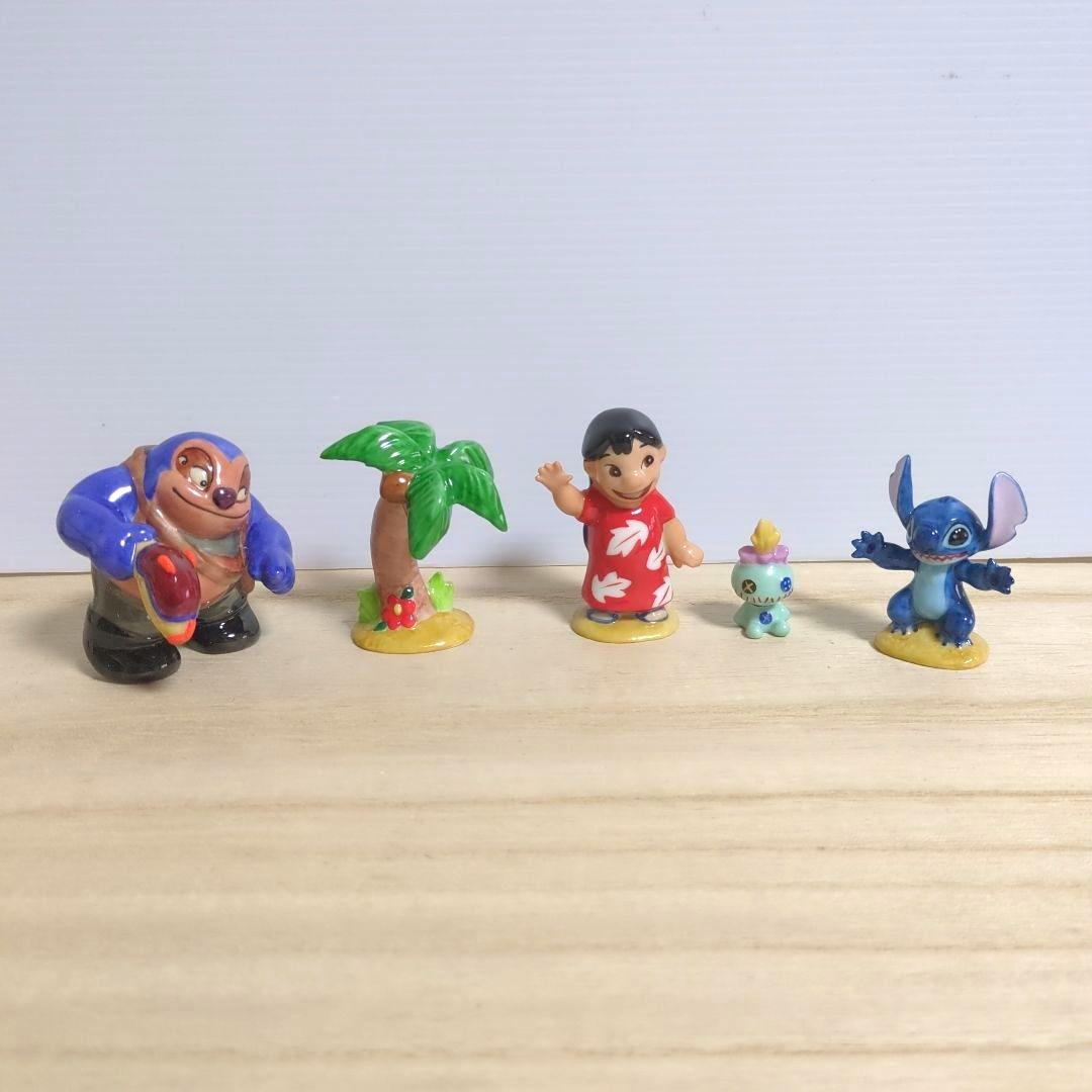 リロ＆スティッチ　箱庭フィギュアセット　陶器　置物　加藤工芸　ディズニー
