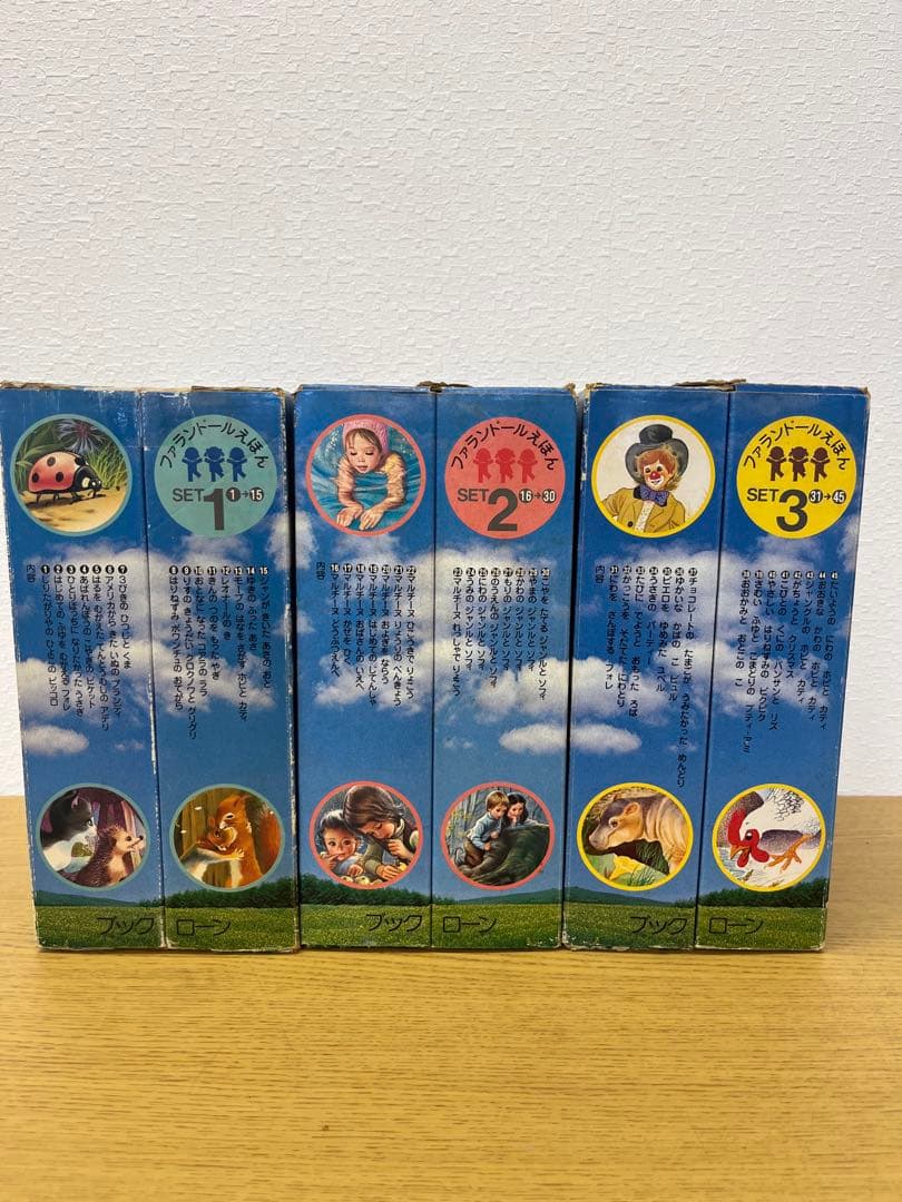 【希少】当時物 ブックローン ファランドール絵本全巻揃 昭和56年出版 レア