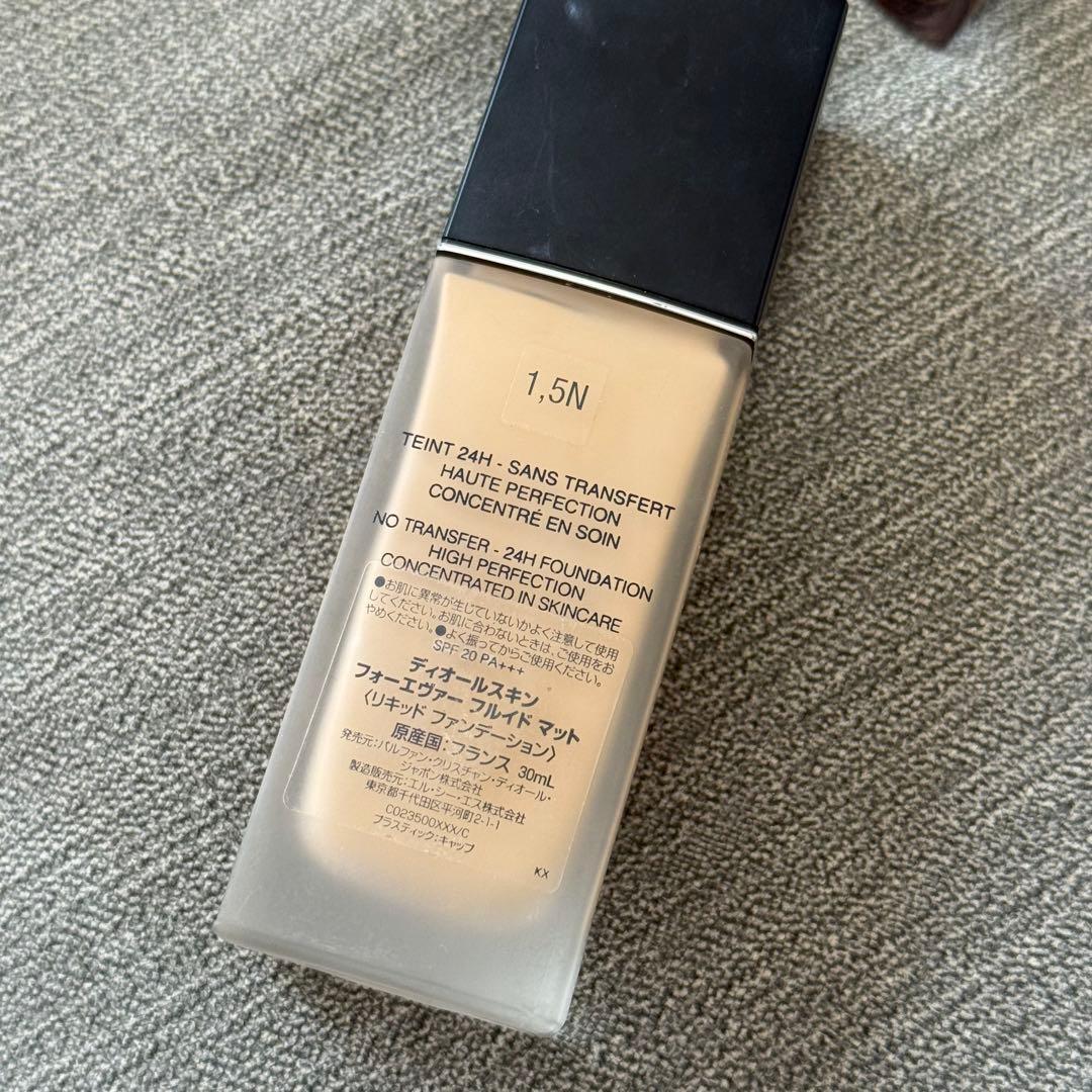 【美品 】DIOR アイシャドウパレット 5色 グロス リキッドファンデーション