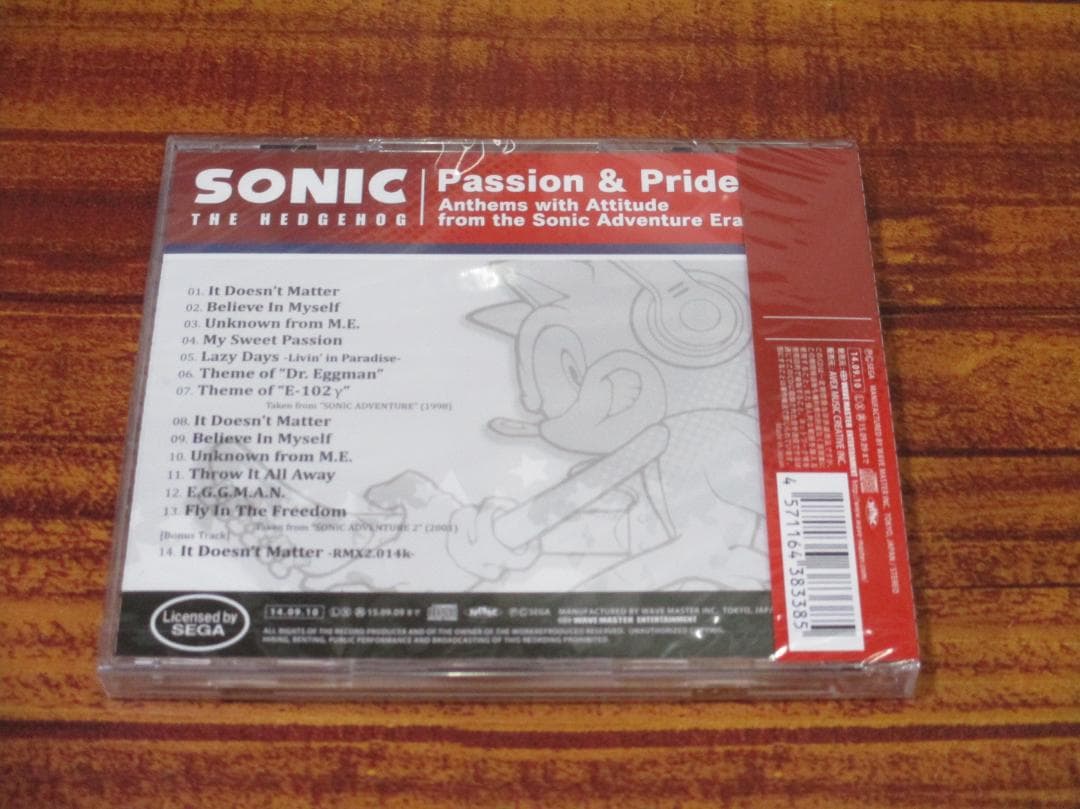 ソニック Passion & Pride CD サウンドトラック　新品