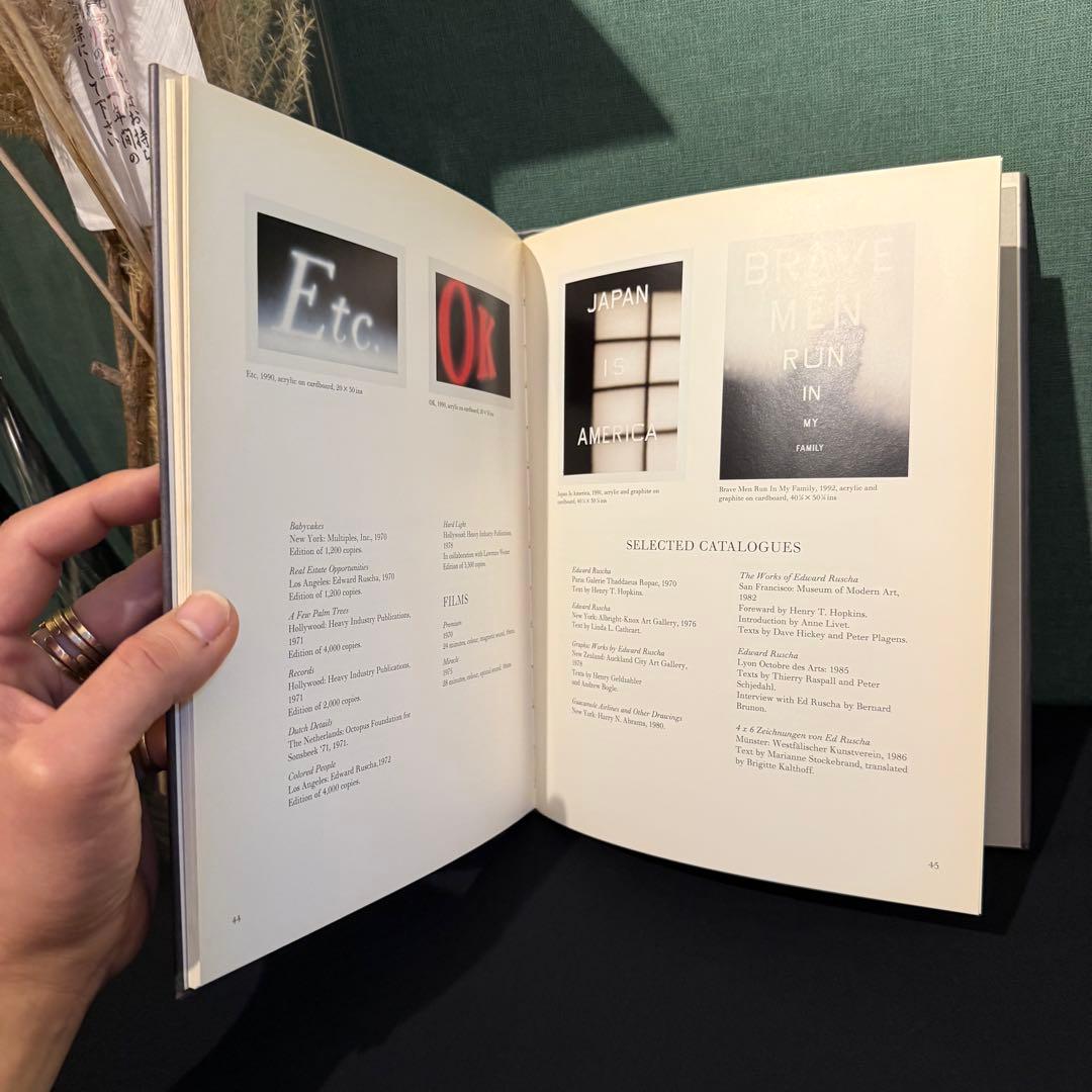 1994年出版 エド・ルシェ ED RUSCHA By Dave Hickey