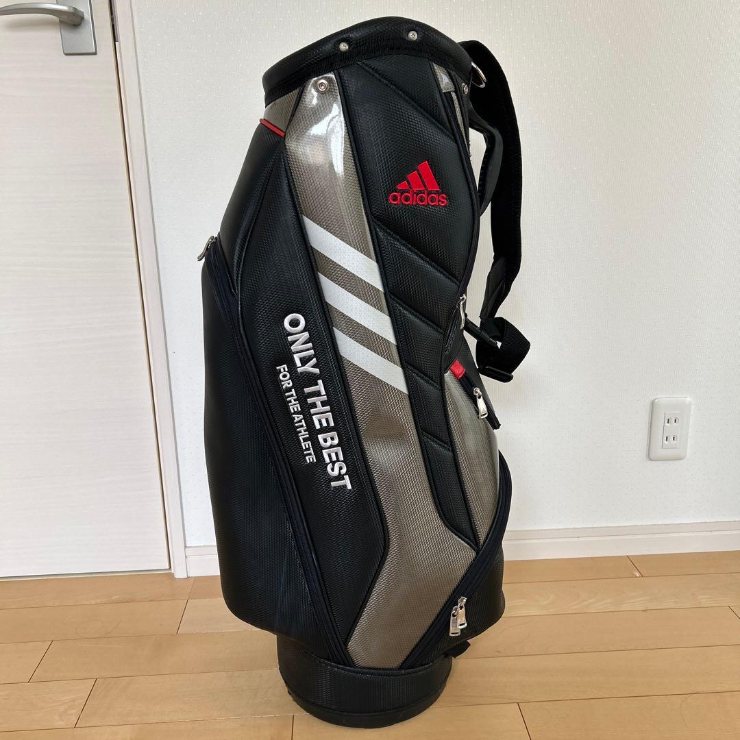 アディダス キャディバッグ adidas ゴルフ　黒
