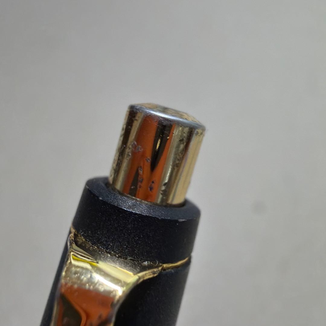 野原工芸 欅 シャーペン 0.5mm 旧型 ゴールド金具 ダブルノック式 木軸