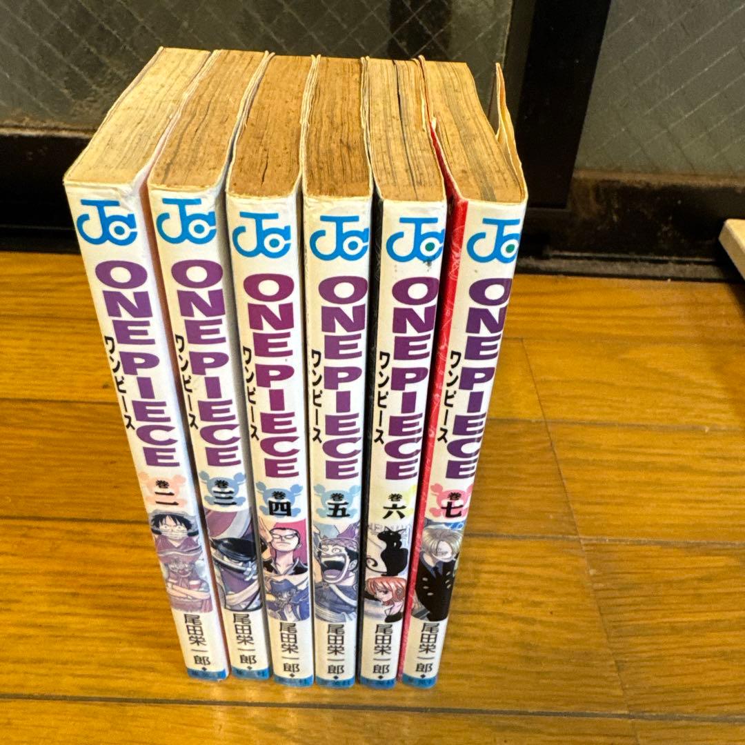 ONE PIECE ROMANCE DAWN 1巻　初版 2巻から7巻初版付