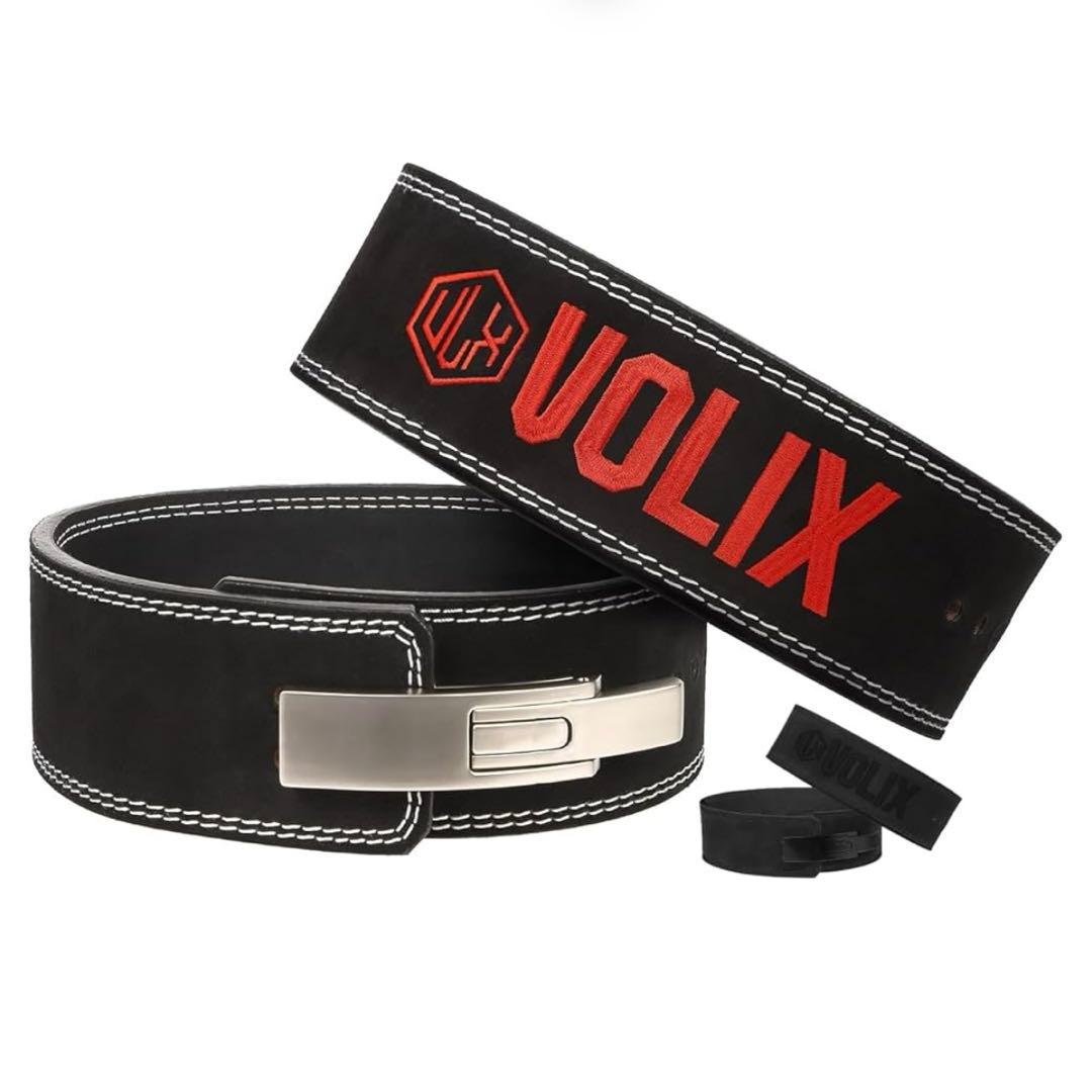 VOLIXトレーニングベルト Mサイズ レッドロゴ