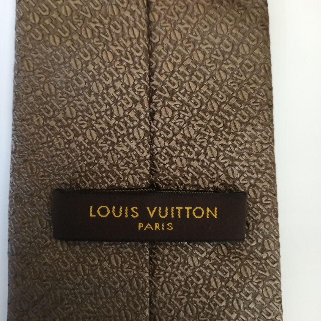 LOUIS VUITTON 　ルイヴィトン　ブラウン　ネクタイ　シルク