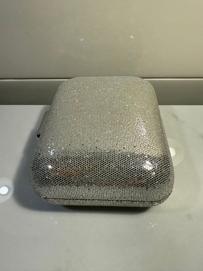 EMPORIO ARMANI DIAMONDS グリッターメッシュクラッチバッグ