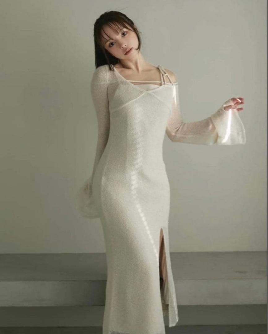 andmary Lamia knit set dress アンドマリー