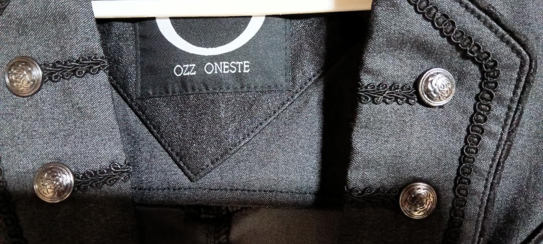 OZZON JAPANシリーズ マント付きジャケット ブラック