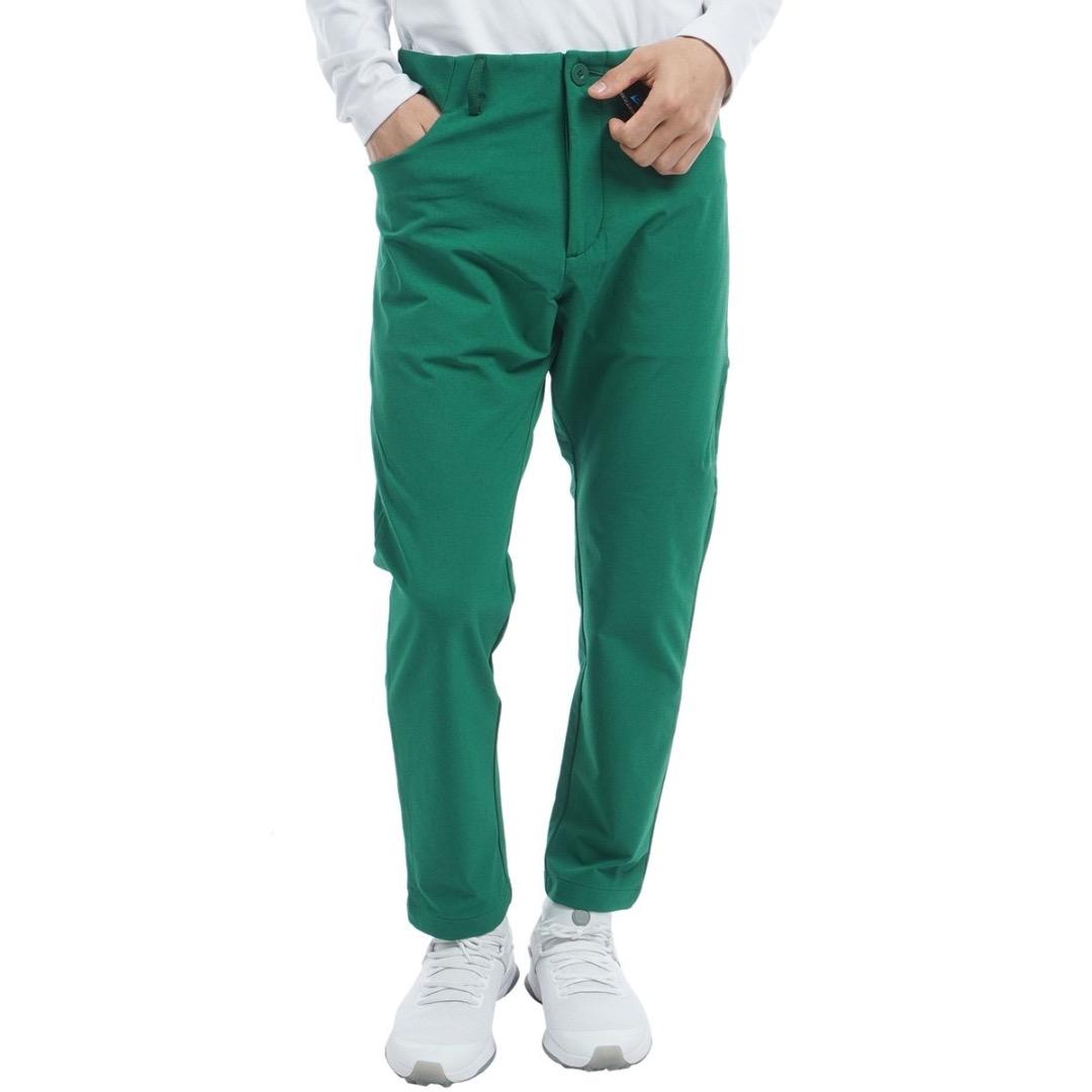 【96】秋冬 定価17,600円 アディダス ゴルフ 防風 アンクルパンツ 緑