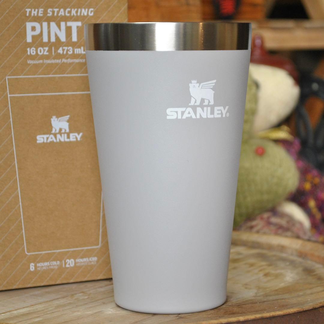STANLEYスタッキング真空パイント0.47L【2色セット】アッシュ＆ブラック