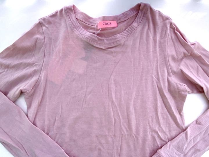 新品チャコット★11,990円 肌触りの良い便利なウールジャージー M ピンク