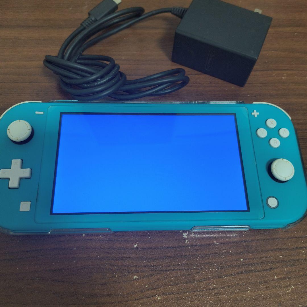 Nintendo Switch Lite ターコイズ 充電器付きジャンク品