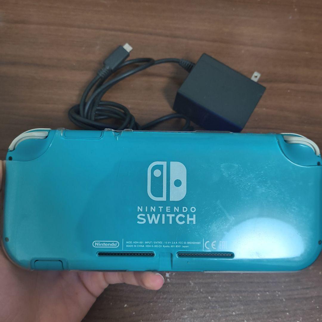 Nintendo Switch Lite ターコイズ 充電器付きジャンク品