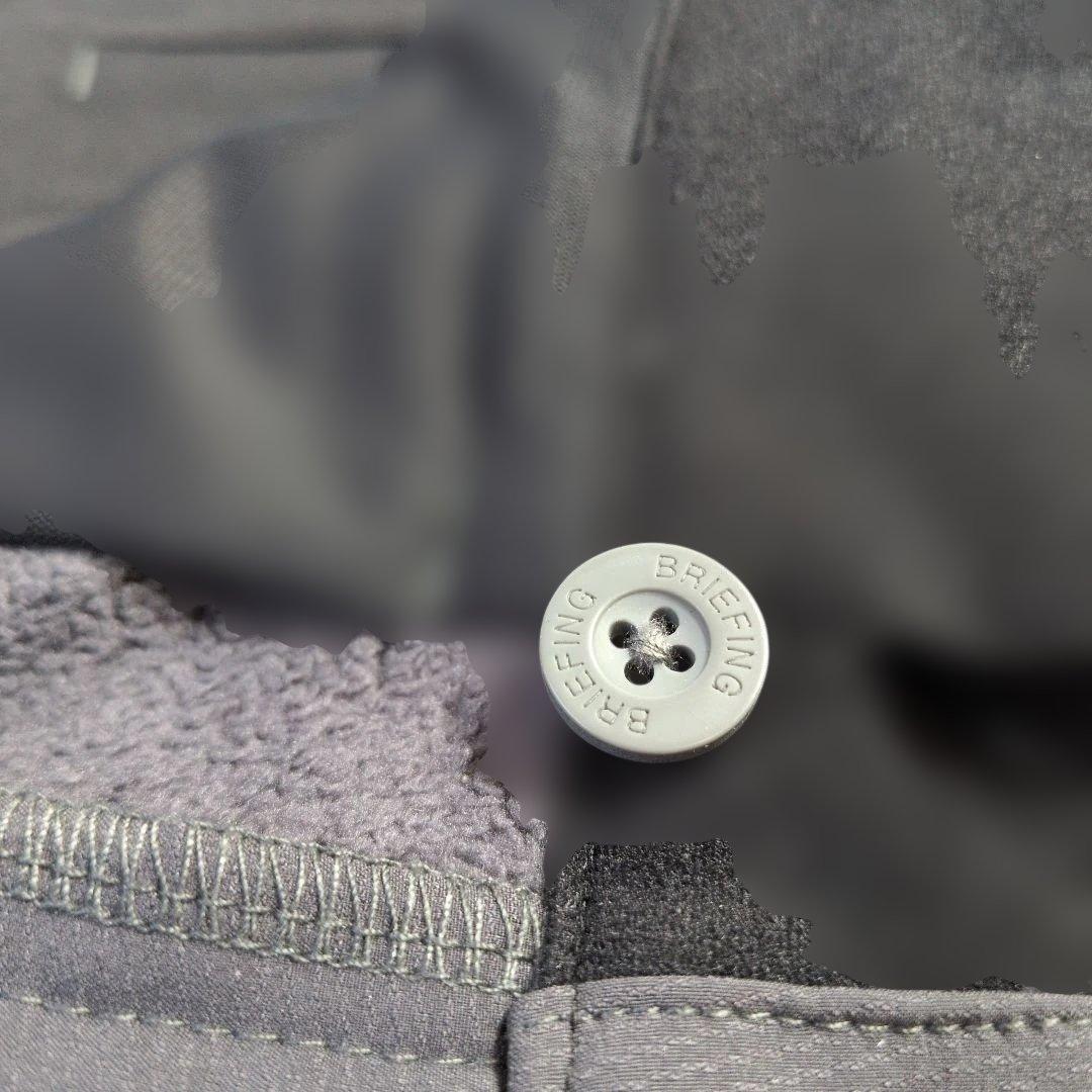 未使用級★BRIEFING GOLF ストレッチ フリースパンツ XL グレー