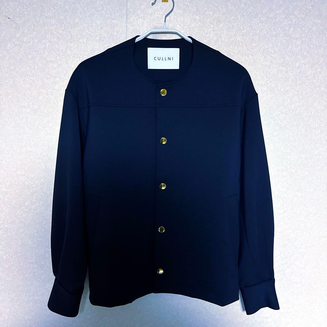 CULLNI 25aw ボタンジャケット　ネイビー
