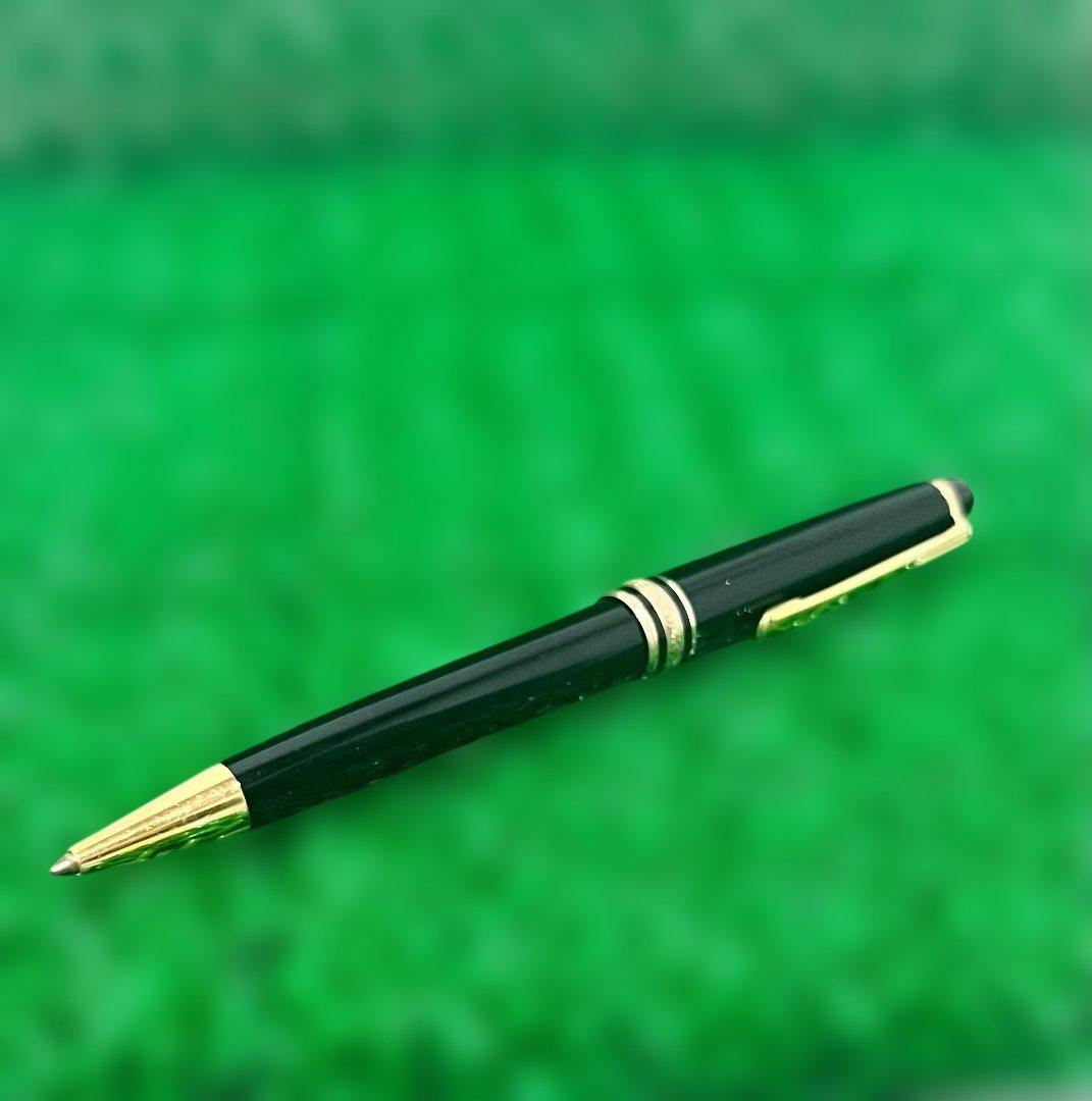 じ*じ様 モンブラン ボールペン マイスターシュテュック 黒×金 正規品