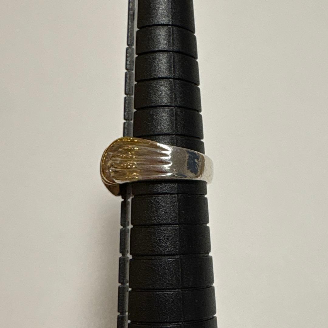 K10　シルバー　コンビ　リング　925 10K