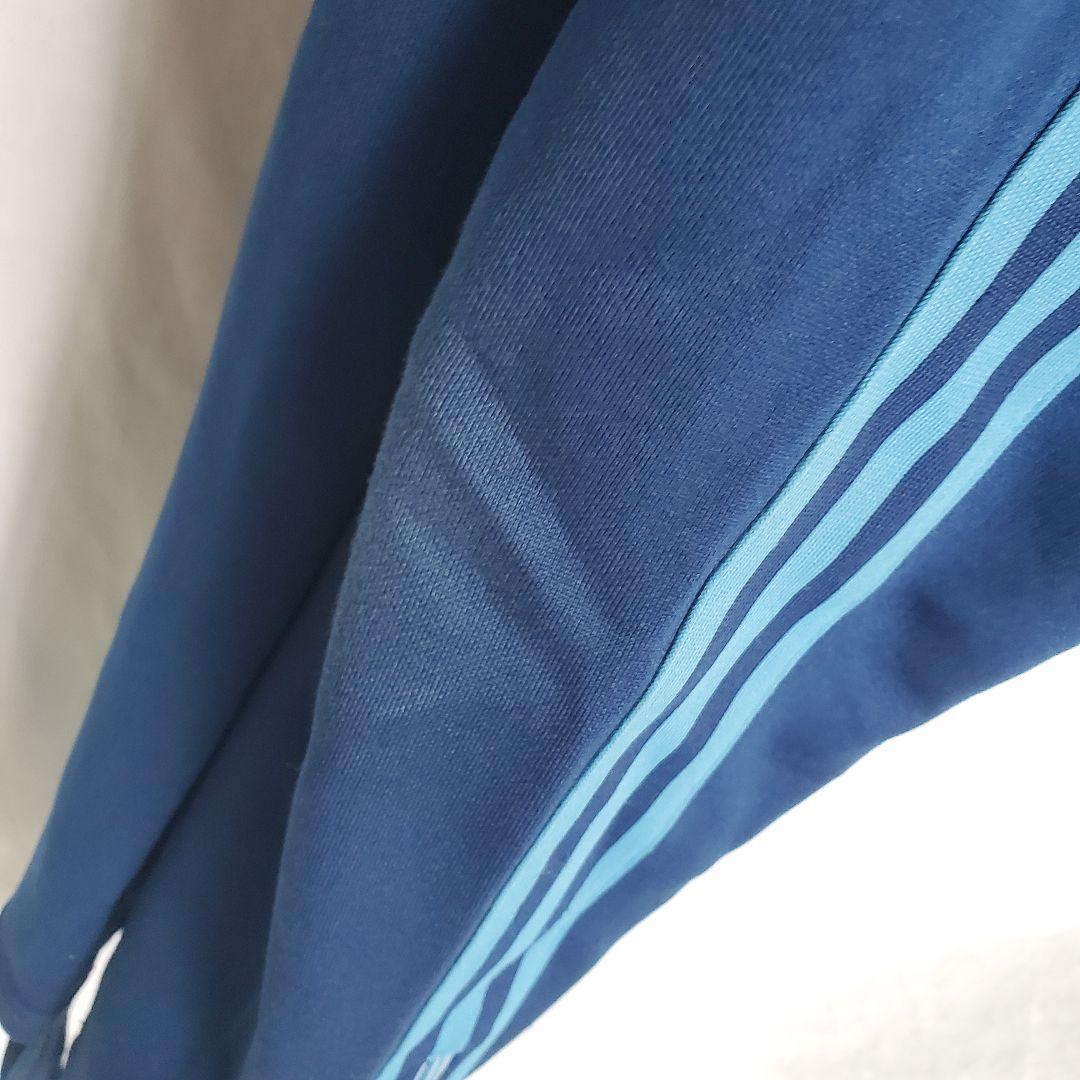 70s ａｄｉｄａｓ アディダス トラックパンツ ジャージパンツ ライン 紺