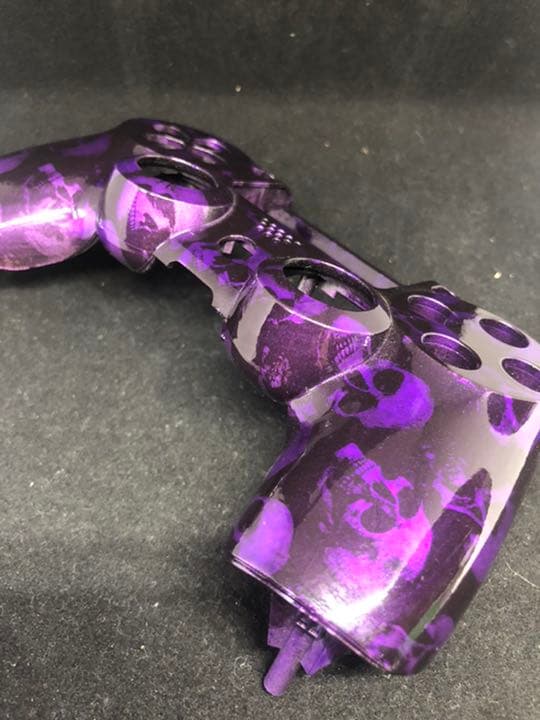 PS4コントローラー　フロントシェル　スカル　　JDM040